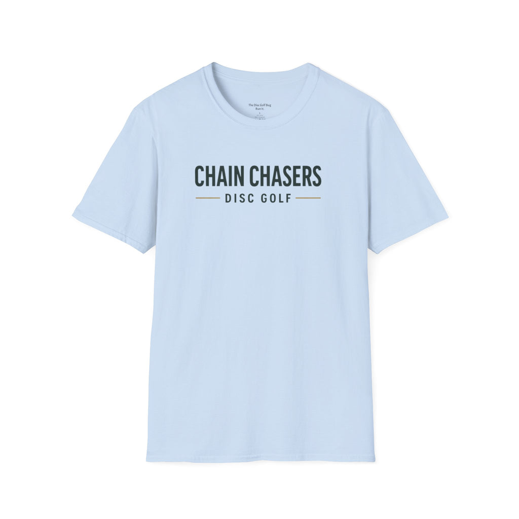 Chain Chasers Disc Golf Shirt – Minimal Chest Logo Tee