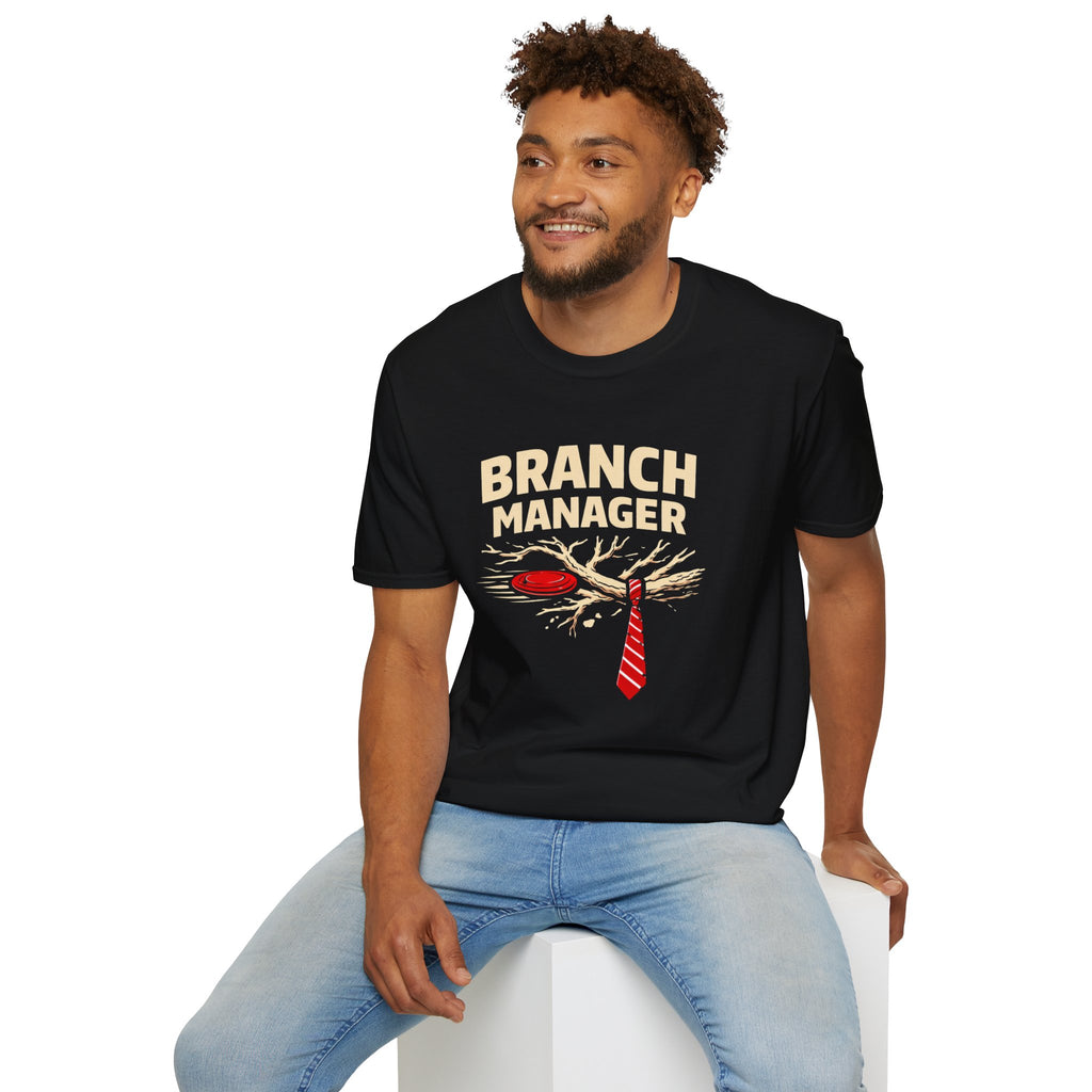 Branch Manager Disc Golf T-Shirt – Funny Tree Hit Design Tee