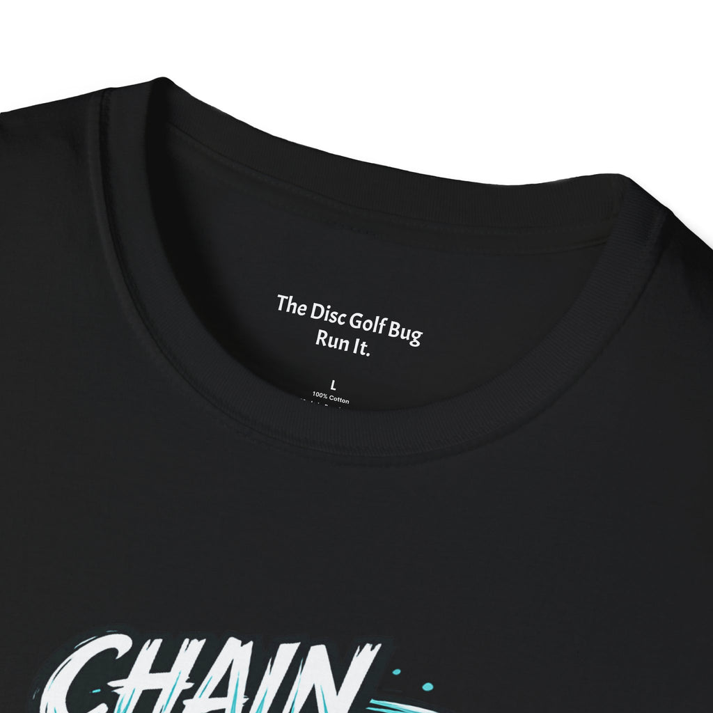 Chain Chaser Disc Golf Shirt – Bold Graphic Tee for Players Who Run Every Shot