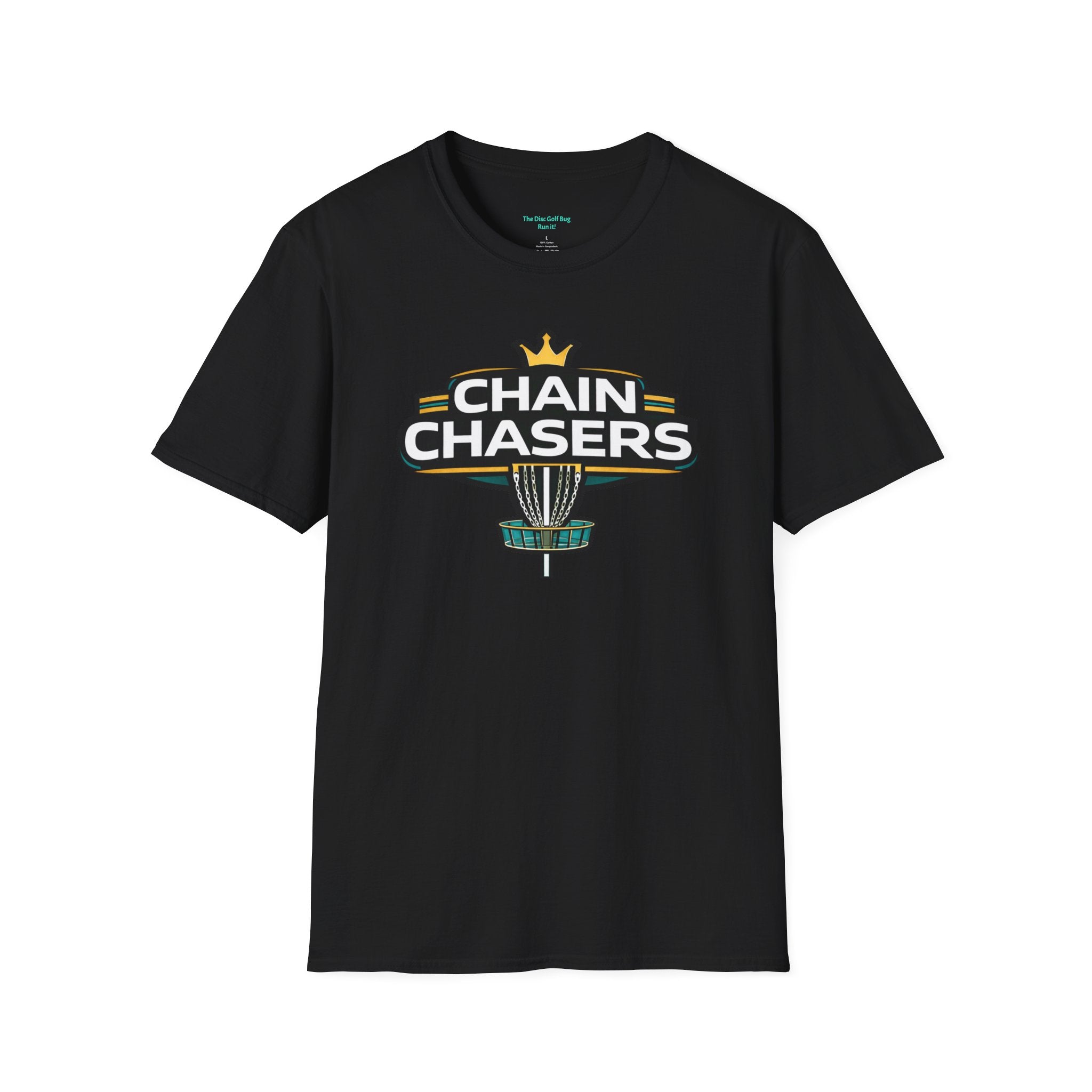 Chain Chasers Disc Golf T-Shirt — Vintage Crown Disc Golf Graphic Tee