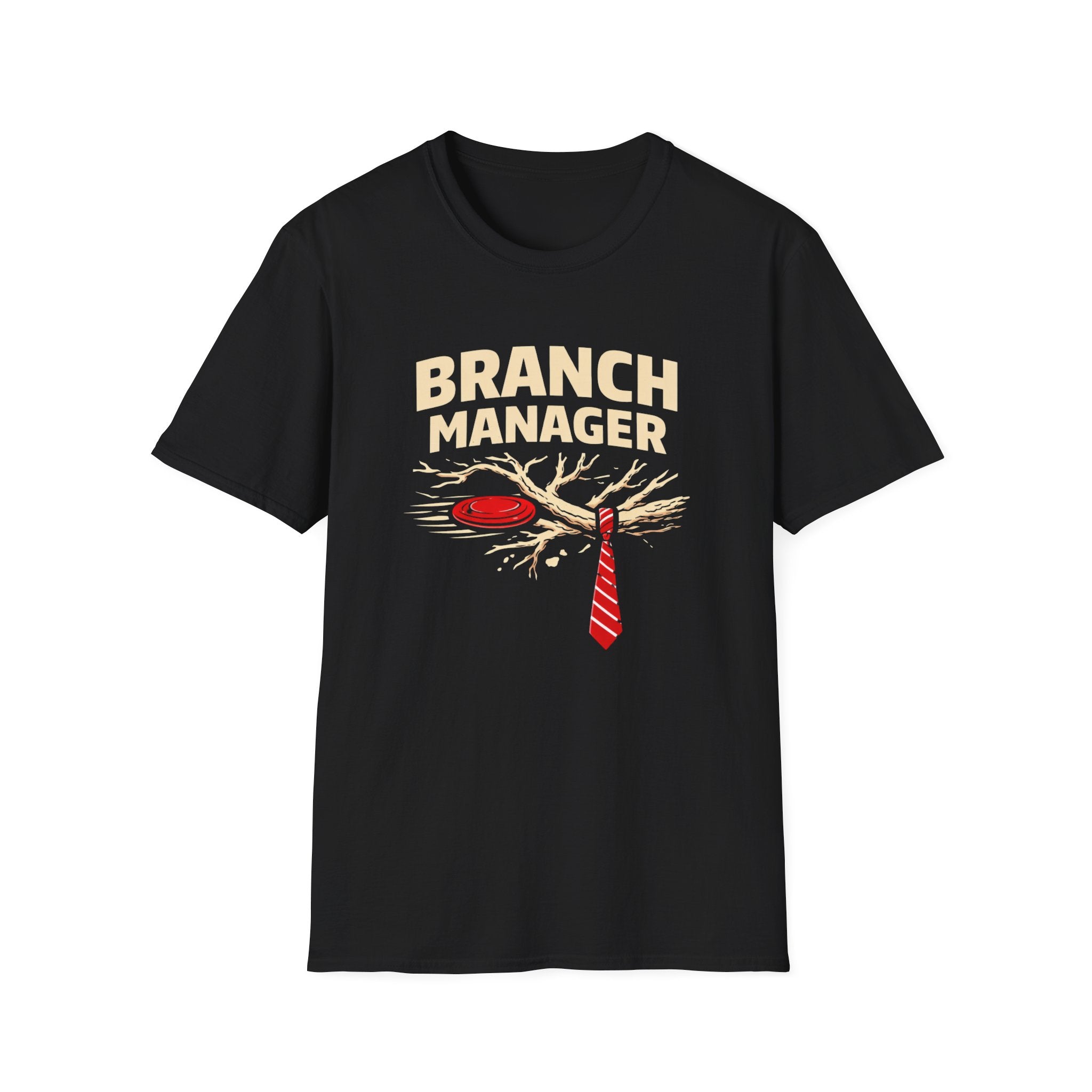Branch Manager Disc Golf T-Shirt – Funny Tree Hit Design Tee
