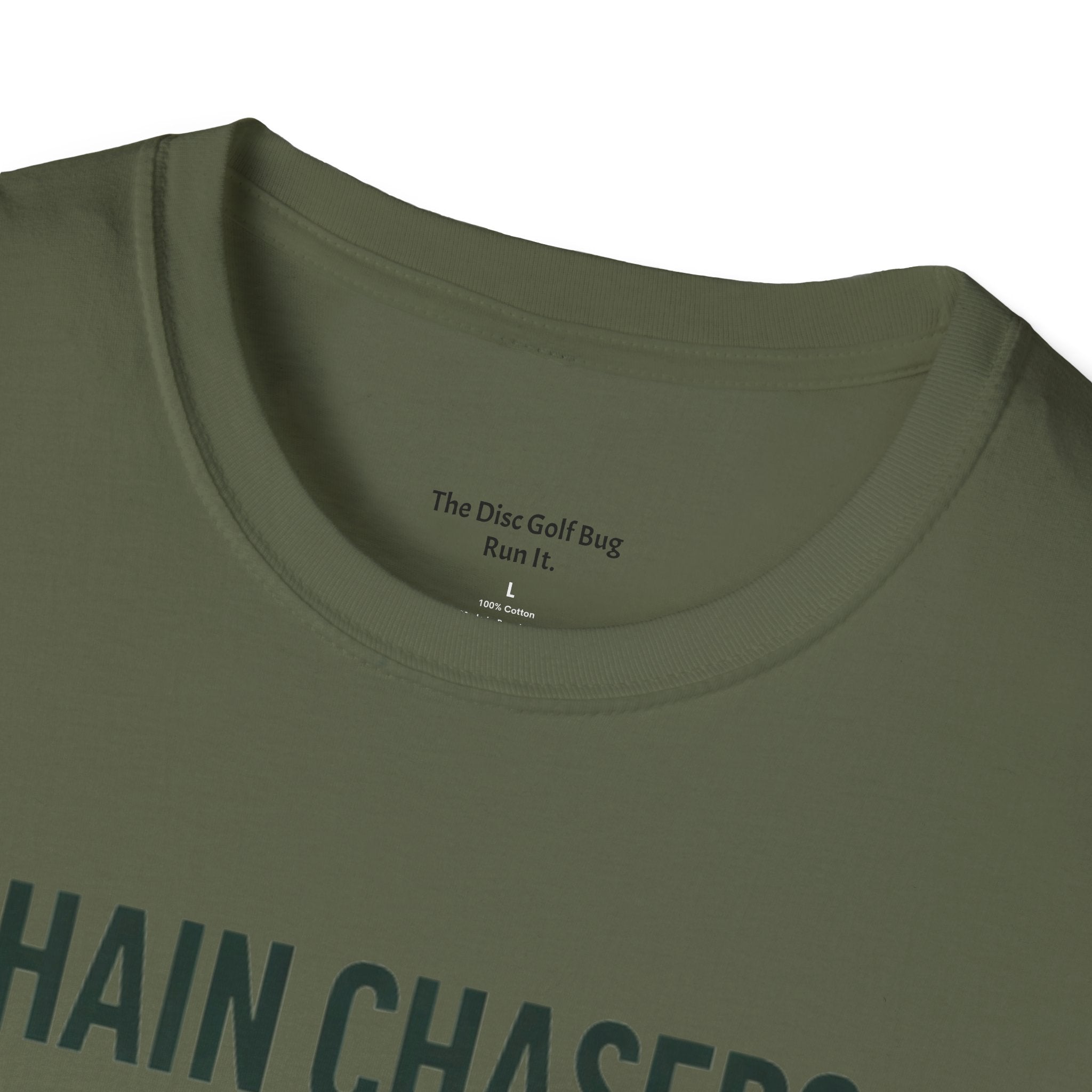Chain Chasers Disc Golf Shirt – Minimal Chest Logo Tee