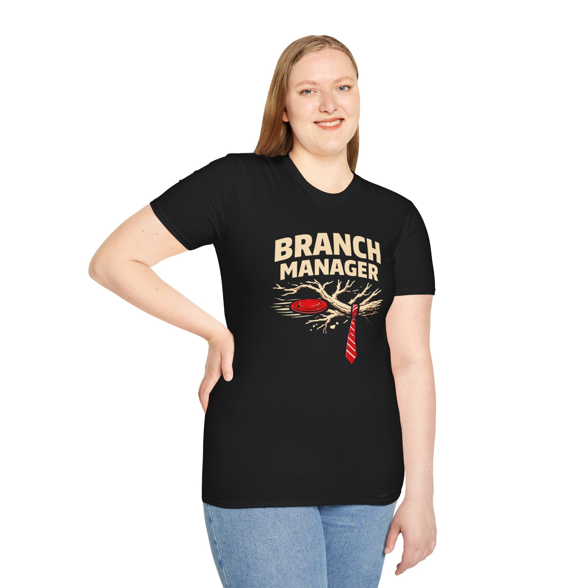 Branch Manager Disc Golf T-Shirt – Funny Tree Hit Design Tee