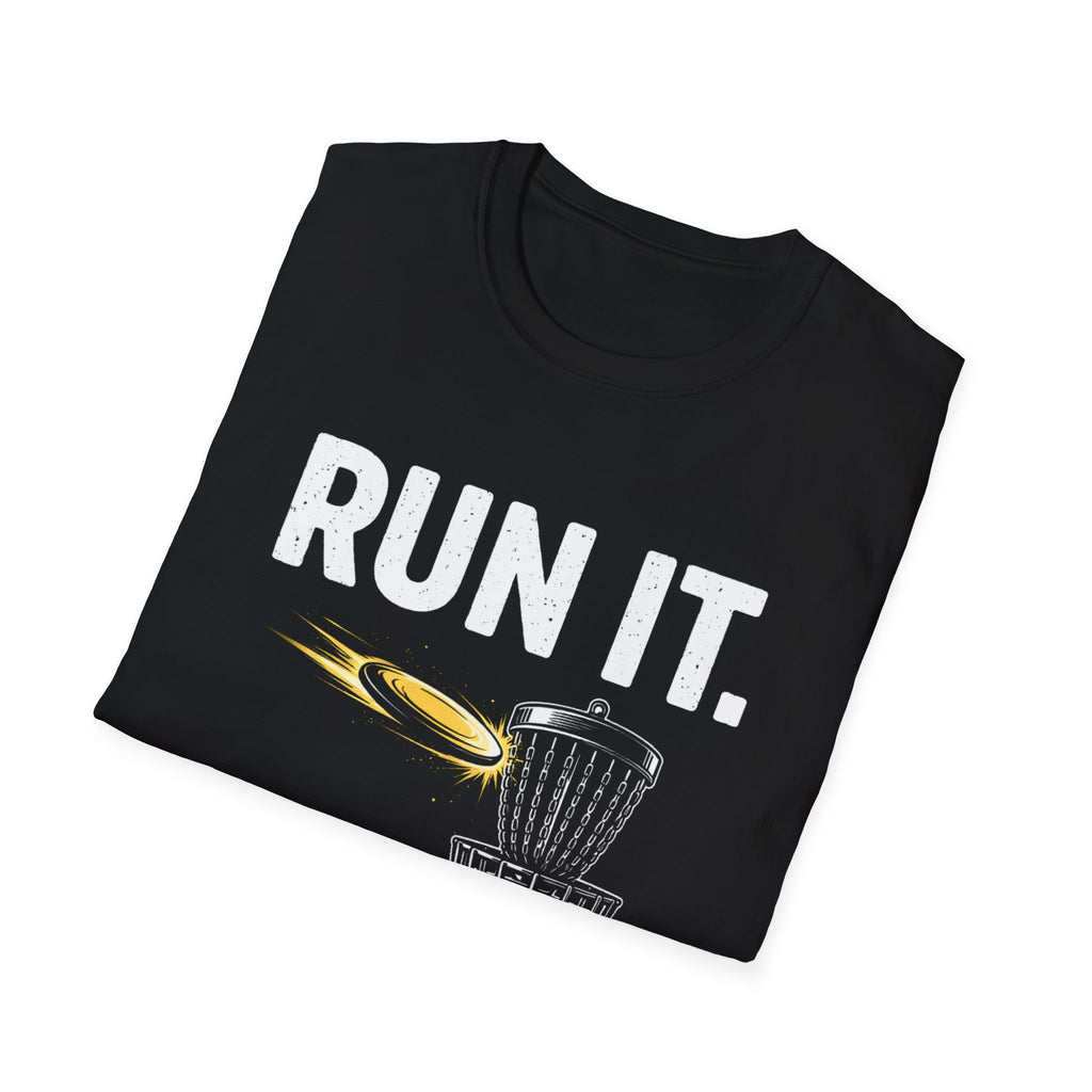 Run It Disc Golf Shirt | Disc Golf Basket Tee | Funny Disc Golfer Gift
