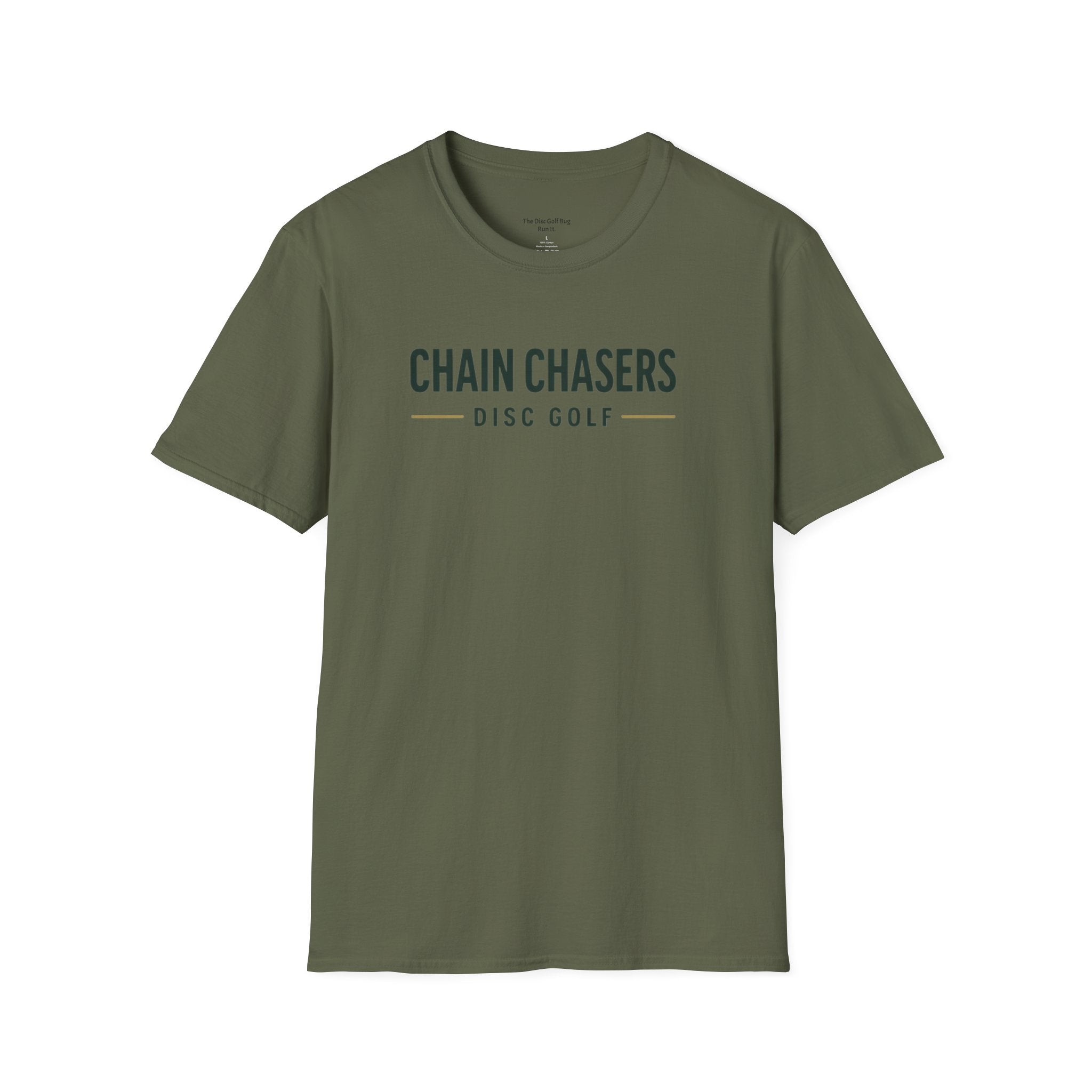 Chain Chasers Disc Golf Shirt – Minimal Chest Logo Tee
