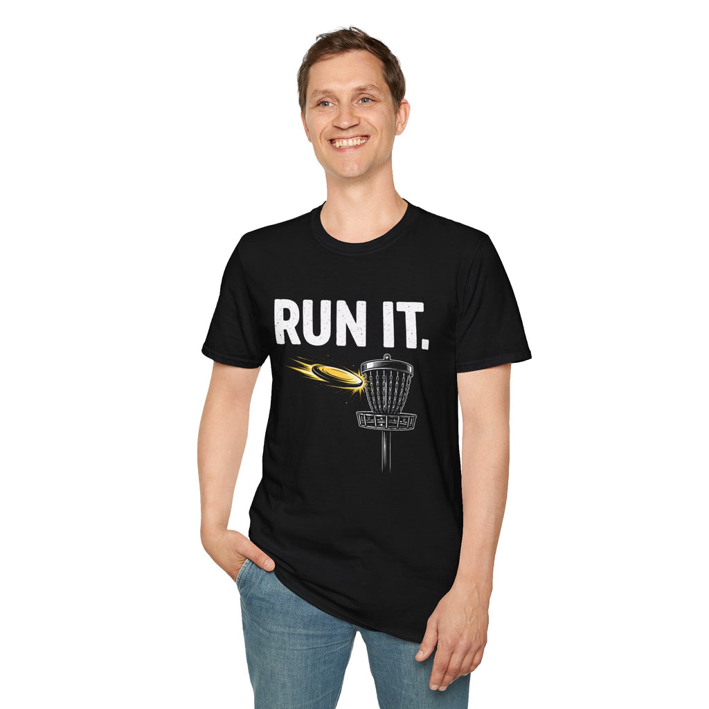 Run It Disc Golf Shirt | Disc Golf Basket Tee | Funny Disc Golfer Gift