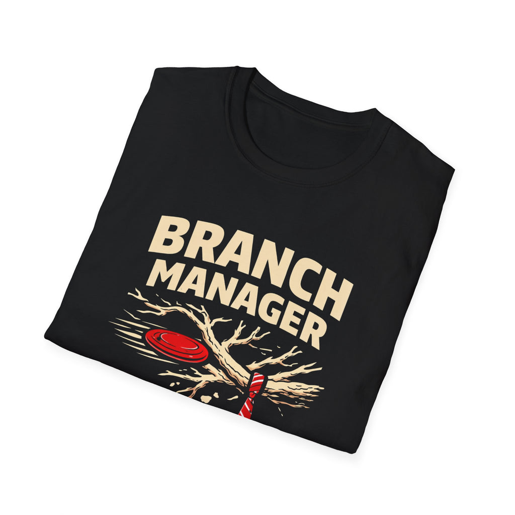 Branch Manager Disc Golf T-Shirt – Funny Tree Hit Design Tee
